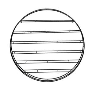 Vtw Living  Industrieel Wijnrek Rond - Zwart - Metaal - 118 cm