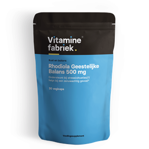 Vitaminefabriek Rhodiola Geestelijke Balans 500 mg - 30 vegicaps - .nl