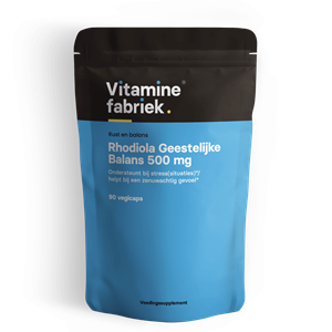 Vitaminefabriek Rhodiola Geestelijke Balans 500 mg - 90 vegicaps - .nl