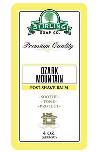 Stirling Soap Co. after shave balm Ozark Mountain 118ml