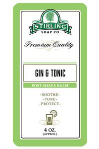 Stirling Soap Co. after shave balm Gin & Tonic on the rocks 118ml