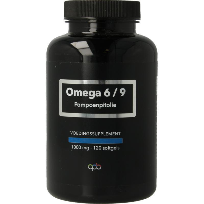 Pompoenpitolie omega 6/9 1000 mg puur 120 Softgels
