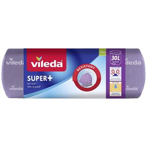 Vileda SUPER+ 30L Lavendel 171945 Müllsack 30l Lavendel-Duft 15St.