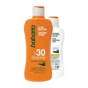 Babaria Sunscreen Milk Lotion SPF30 & After Sun 200 ml + 100 ml