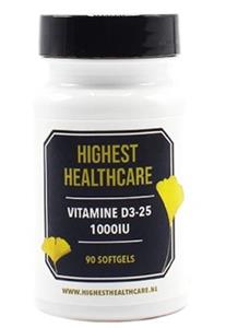 Highest healthcare Hhc vitamine d3 25 90 Stuks