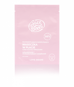 Bielenda Face Boom Moisturizing & Illuminating Sheet Mask 15 g