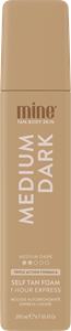 MineTan Medium Dark Self Tan Foam 200 ml