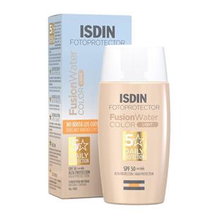 ISDIN Fotoprotector FusionWater Color Light SPF 50 | 50 ml