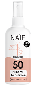 Naif Care Baby&Kids Minerale Zonnebrand Spray SPF50