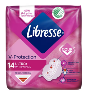 Libresse Maandverband invisible 14 stuks