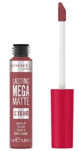 Rimmel London Lasting mega matte liquid lipgloss 210 rose & shine 7,4ML