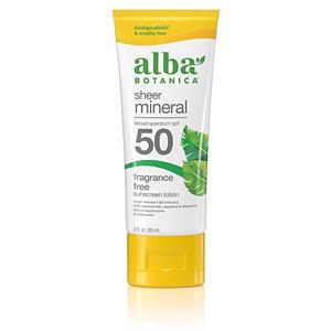 Alba Botanica Minerale Zonnebrandcreme SPF50