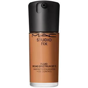 M.a.c Matte Dekking Naturel Langhoudend  - Studio Fix Fluid  Foundation Matte Dekking - Naturel & Langhoudend NC46