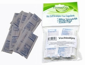 Vochtzakjes tegen zilvervisjes 10 stuks