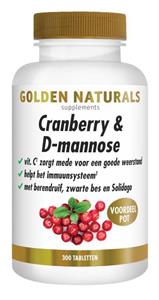 Golden Naturals Cranberry & d-mannose 300 Tabletten