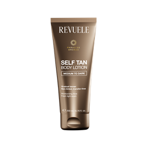 Revuele Self Tan Body Lotion Medium To Dark 200 ml