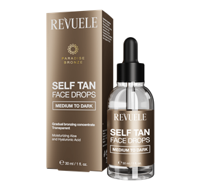 Revuele Self Tan Face Drops Medium To Dark 30 ml