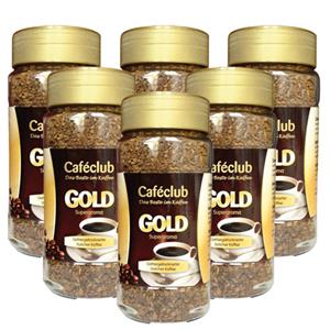 Caféclub  Gold Oploskoffie - 6x 200g