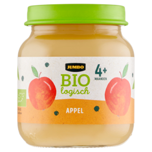 JUMBO umbo Babyvoeding Biologisch Appel 4+ Maanden 125g