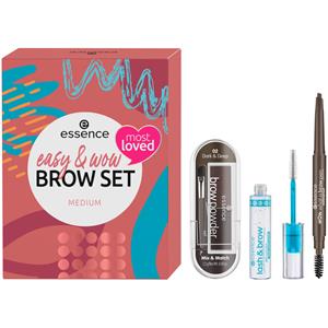 Essence Easy&WOW Brow Set Medium 3 stuks