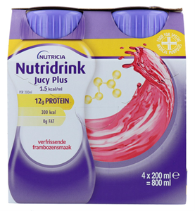 Nutridrink Jucy Plus Verfrissende Framboos