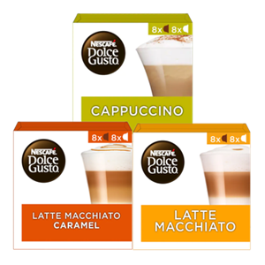 Nescafe escafe Dolce Gusto Verwen Koffie Cups 3 x 16 Stuks bij Jumbo