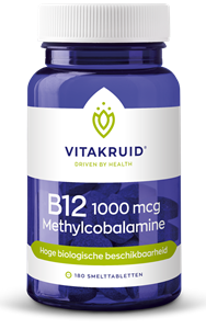 Vitakruid B12 1000mcg Methylcobalamine Smelttabletten