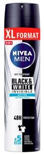 Nivea Deospray men invisible black & white 250ML