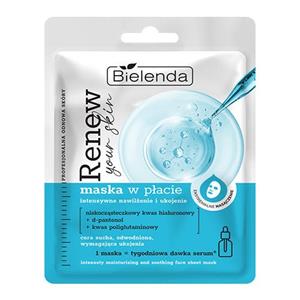 Bielenda Renew Your Skin Sheet Mask Professional Skin Renewal Intensive Hydration And Soothing 1 st