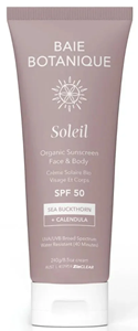 Baie Botanique Organic Face & Body Sunscreen SPF50