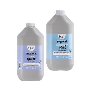 Bio-D Toiletreiniger & Afwasmiddel Geurvrij 5L Refill Bundel