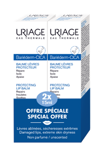 Uriage Bariéderm Cica Lips Protecting Balm Duopack