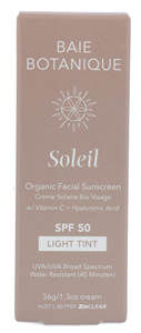 Baie Botanique Soleil Organic Facial Sunscreen SPF50 70g