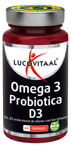 Lucovitaal Omega 3 Probiotica D3 Capsules
