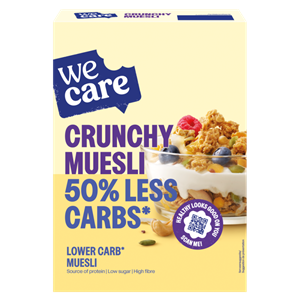 WeCare Lower carb crunchy muesli 1x325gr