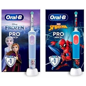 Braun Elektrische Zahnbürste Oral-B Vitality Pro 103 Kids Mix Frozen/Spiderman