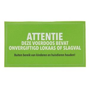 AllesTegenOngedierte.nl Gevarensticker muis-ratvoerkist 10 Stuks