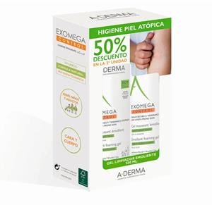 A-Derma Exomega Control Foaming Gel 2 x 500 ml