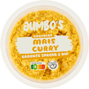 JUMBO umbo's Kruidige Mais Curry Groente Spread & Dip 150g
