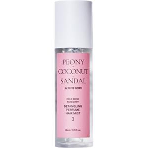 Rated Green Pioen kokosnoot sandaal Ontwarrend Parfum Haarnevel 03