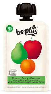 Be Plus Knijpfruit Apple Pear & Apricot