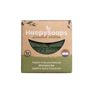 HappySoaps Shampoo bar limited edition apple & spicy cinnamon 1 Stuk