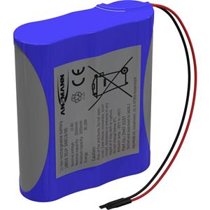 Ansmann 3S1P Accupack Aantal cellen: 3 Batterijgrootte: 18650 Kabel Li-ion 10.8 V 3350 mAh