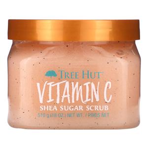 TREE HUT , Shea Sugar Scrub, Vitamin C, 510g (18oz)
