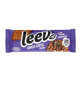 Leev Lovely lentil bar cacao 30 Gram