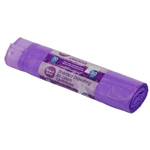 Perfect Scents Afvalzakken Met Koord Lavendel 50Liter, 10stuks