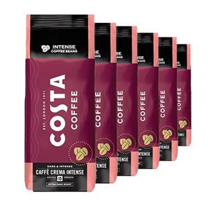 Costa Coffee  Caffè Crema Intensa Extra Dark Roast Bonen - 6x 1kg