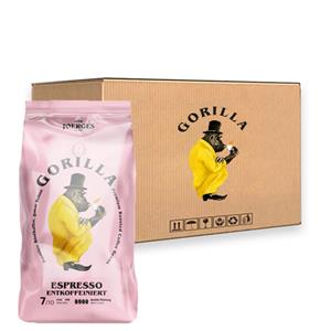 Gorilla  Espresso Decaf Bonen - 12x 1kg