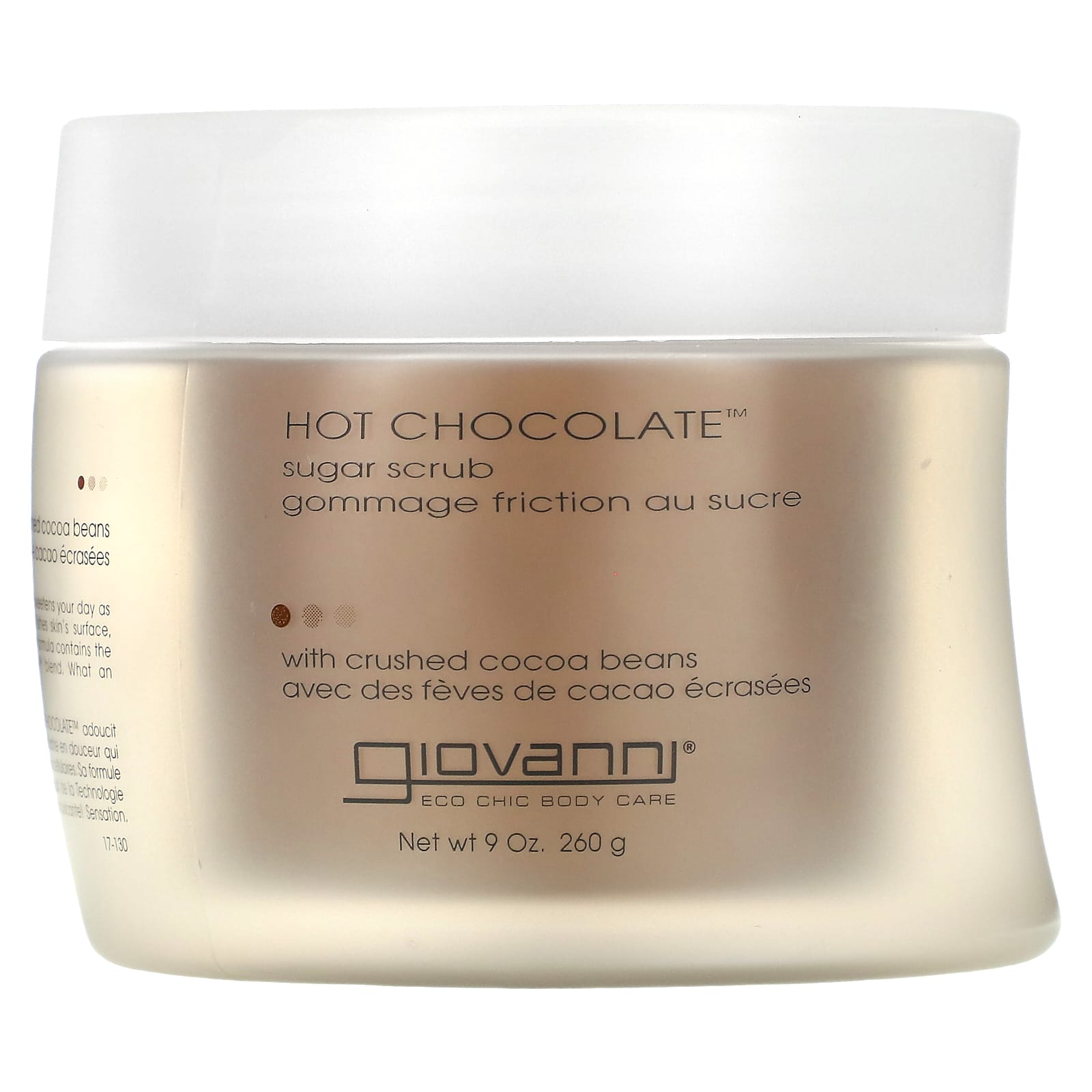 Giovanni , Hot Chocolate, Sugar Scrub with Crushed Cocoa Beans, 9 oz (260 g)