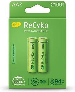 GP batterijen GP Recyko AA 2100mAh 2x